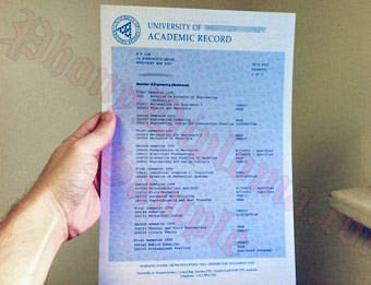 University of Western Sydney - Fake Diploma Sample from Australia